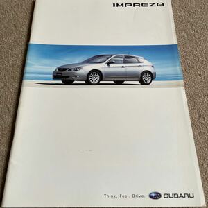 【送料込み】スバル　インプレッサ　カタログ　2007年6月発行