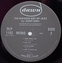 ○NM+○FUN HOUSE／JAPAN○MONO○ZOOT SIMS○DAWN RECORDS DLP-1102○ THE MODERN ART OF JAZZ ○_画像5