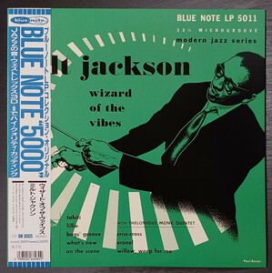 ○未使用○TOSHIBA／JAPAN○LP○MILT JACKSON・THELONIOUS MONK・JOHN LEWIS..○BLUE NOTE LP-5011○ WIZARD OF THE VIBES ○