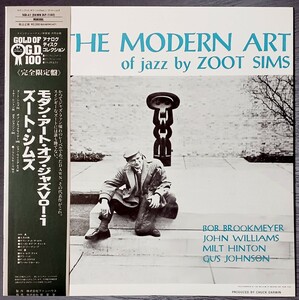 ○NM+○FUN HOUSE／JAPAN○MONO○ZOOT SIMS○DAWN RECORDS DLP-1102○ THE MODERN ART OF JAZZ ○