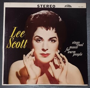 ○EX-~VG+◯Original◯in USA◯LEE SCOTT◯STRAND RECORDS SLS-1047◯ Sings cool music for warm people ◯