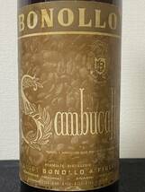【1960年代】Sambucaffe / Luigi Bonollo & Figli【サンブーカ・アル・カフェ】1000ml , 40% , 3スタータックスシール_画像2