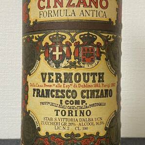 【1969年~1971年】CINZANO FORMULA ANTICA【チンザノ・フォーミュラ・アンティカ】1000ml , 16.5% , ヴェルモットの画像2