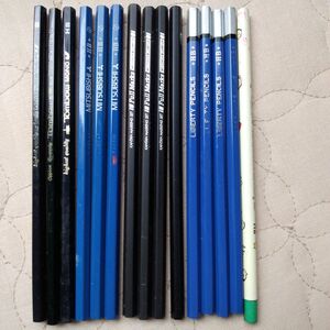鉛筆15本　 三菱鉛筆　トンボ鉛筆　　その他　HB14本 B1本