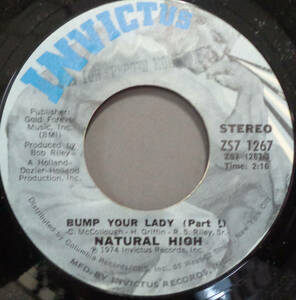 【SOUL 45】NATURAL HIGH - BUMP YOUR LADY / PT.2 (s240429026) 