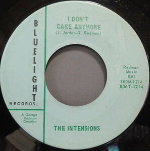 【SOUL 45】INTENSIONS - I DON'T CARE ANYMORE / SHE'S MY BABY (s240429034) *chicago northern