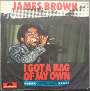 【SOUL 45】JAMES BROWN - I GOTTA BAG OF MY OWN / I KNOW IT'S TRUE (s240411027) 