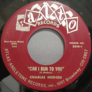 【SOUL 45】CHARLES HODGES - CAN I RUN TO YOU / THERE IS LOVE (s240413008)