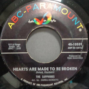 【SOUL 45】SAPPHIRES - HEARTS ARE MADE TO BE BROKEN / LET'S BREAK UP FOR A WHILE (s240426027) 