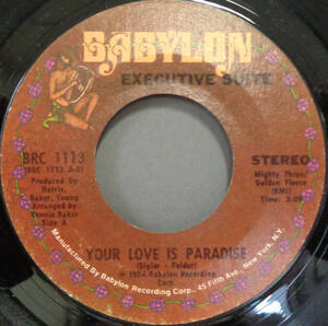 【SOUL 45】EXECUTIVE SUITE - YOUR LOVE IS PARADISE / I'M LEAVING THIS TIME (s240420037)