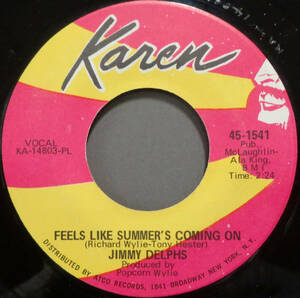 【SOUL 45】JIMMY DELPHS - FEELS LIKE SUMMER'S COMING ON / MRS. PERCY PLEASE HAVE MERCY (s240406010)