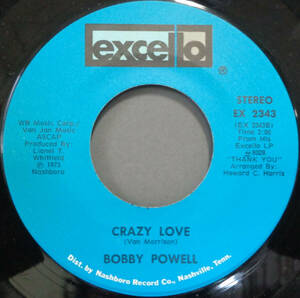 【SOUL 45】BOBBY POWELL - CRAZY LOVE / HER LOVE IS ALL I NEED (s240420035)