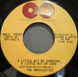 【SOUL 45】MARVELETTES - YOU'RE MY REMEDY / A LITTLE BIT OF SYMPATHY,A LITTLE BIT OF LOVE (s240428016)