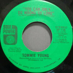 【SOUL 45】TOMMIE YOUNG - YOU CAN ONLY DO WRONG SO LONG / YOU BROUGHT IT ALL ON YOURSELF (s240403030) の画像1
