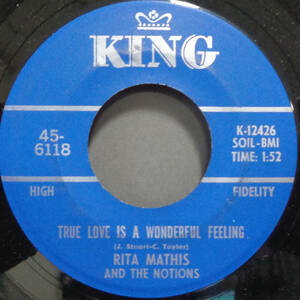 【SOUL 45】RITA MATHIS AND THE NOTIONS - TRUE LOVE IS A WONDERFUL FEELING / MESSAGE OF LOVE (s240426024)
