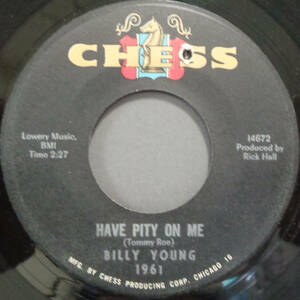 【SOUL 45】BILLY YOUNG - HAVE PITY ON ME / YOU LEFT THE WATER RUNNING (s240429049)