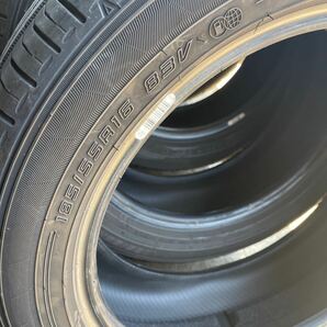 ダンロップ 185/55R16 4本セット 20年式 バリ山の画像6