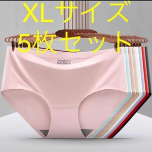 シームレスショーツ レディース パンツ 肌に優しい【XL 5枚セット】