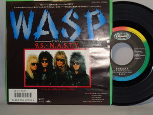 HM;WASP「9.5―N.A.S.T.Y」シングル盤