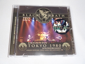 BLACK SABBATH/DEFENITIVE TOKYO 1980 SOUNDBOARD CD