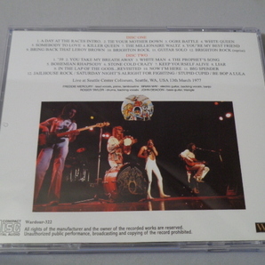 QUEEN/DEFENITIVE SEATTLE 1977 2CD の画像4