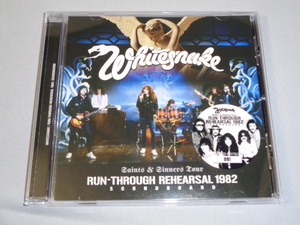 WHITESNAKE/RUN- THROUGH　REHERASAL　1982　　SOUNDBOARD　CD