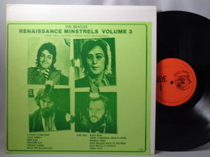 THE　BEATLES/RENAISSANCE　MISTRELS　VOLUME 3（TMOQ）　LP