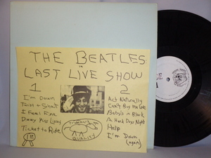 THE　BEATLES/LAST LIVE SHOW２（TMOQ）BLACK SPLATTER　VYNYL　LP