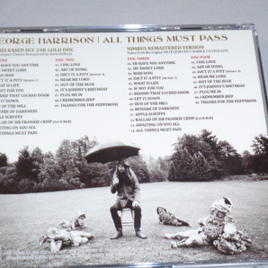 GEROGE HARRISON/ALL THING MUST PASS-UNRELEASED DCC 24KGOLD DISK NIMBUS REMATERED VERSION 4CDの画像4