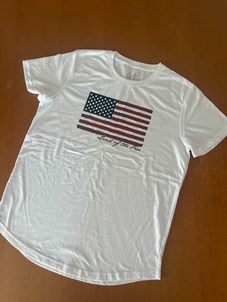 コストコ　アメリカ　 白 Tシャツ　レディース　M (メンズS) 半袖