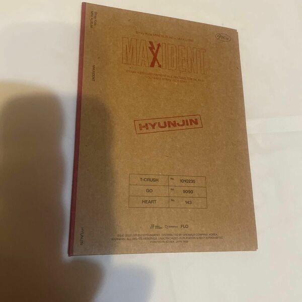Stray Kids/Maxident (Paper Case Version) (2022/10/28発売) 