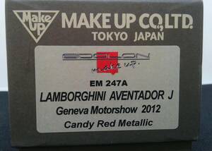 1/43 ランボルギーニ アヴェンタドール J イオタ 2012 キャンディレッドメタリック Make Up メイクアップ EIDOLON アイドロン EM247A