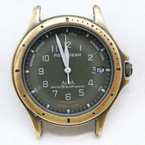 【W140-45】動作品 電池交換済 SEIKO ALBA FIELD GEAR セイコー アルバ フィールドギア 腕時計 フェイスのみ Y142-6020 メンズの画像2