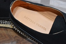 BOTTEGA VENETA ボッテガヴェネタ SPEEDSTER スピードスター レザー×キャンバス エスパドリーユ シューズ 45 黒 29.5~30cm 未使用 578267_画像5