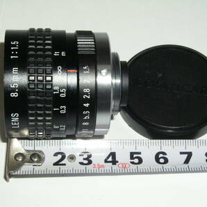 6136● COSMICAR TELEVISION LENS 8.5mm 1:1.5、CマウントTVレンズ ●011の画像10