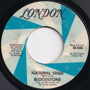 Bloodstone Natural High / Peter's Jones London US 45-1046 206439 SOUL ソウル レコード 7インチ 45