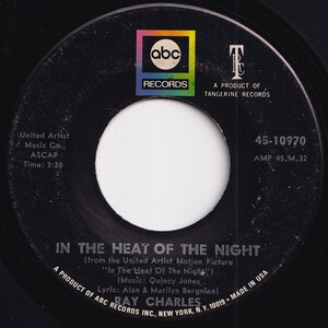 Ray Charles In The Heat Of The Night / Something's Got To Change ABC US 45-10970 206484 R&B R&R レコード 7インチ 45