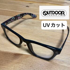 アウトドアプロダクト　眼鏡 メガネ ブラック　UVカット　レディース