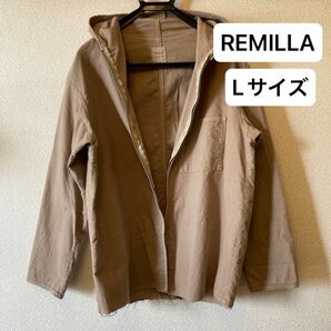 REMILLA レミーラ　カジュアル シンプル　ショートコート ジップアップ 長袖　羽織　スプリング　アウター