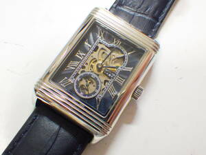 SONNEゾンネ 手巻きスケルトン 機械式腕時計 H021SS-NV #469