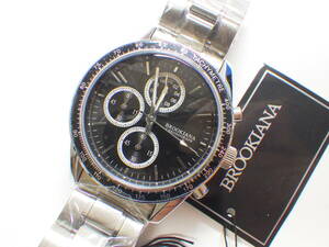 BROOKIANA Brookiana chronograph quarts wristwatch BA2302 #825