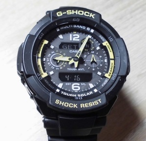  postage 300 jpy ~! Casio ji- shock GW-3500B-1AJF radio wave solar gravity master Sky Cockpit LED light G-SHOCK SKYCOCKPIT