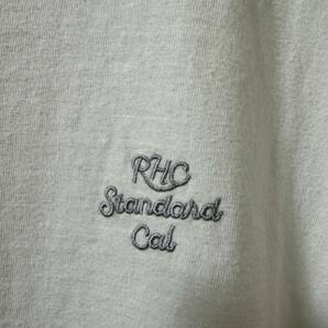 STANDARD CALIFORNIA RHC Ron Herman スタンダード カリフォルニア ロンハーマン Logo Tee Tシャツ 刺繍 スタカリ 白 ホワイト 半袖 の画像3