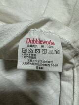 DUBBLE WORKS WAREHOUSE ウエアハウス ダブルワークス PREP ポケT ポケット T-シャツ size L 半袖 ホワイト 白_画像5