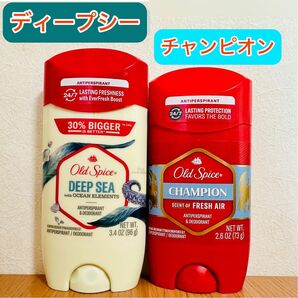 【2本】オールドスパイス　チャンピオン&ディープシー　制汗剤　デオドラント