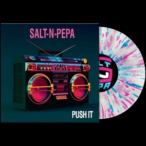 ♪未開封シールド/限定盤♪Salt-N-Pepa - Push It (Clear With Blue/Pink Splatter Vinyl)/45回転/Queen Latifah/MC Lyte/Missy Elliott
