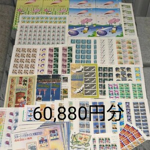 記念切手等 大量まとめ売り 未使用 60,880円分