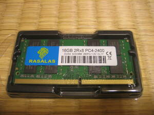 ☆ノートPC用メモリ16GB DDR4-2400 PC4-19200 260Pin 1.2V CL17 SO-DIMM