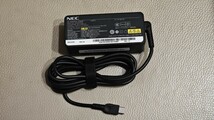 ★中古美品★NEC/ PC-VP-BP130 /ADP011/ACアダプター /45W /USB-C / Type-C/ ADLX45YDC2E ★メガネケーブルなし★本体のみ★②_画像1