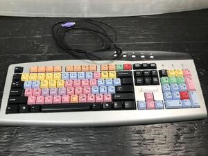 040405 希少 digidesign Avid用 編集キーボード・Logic Keyboard KB-0173 PS2接続